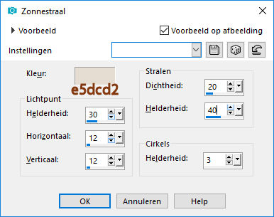 les 11   zonnestraal
