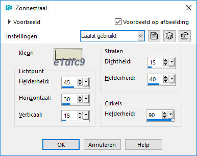 les 18 zonnestraal