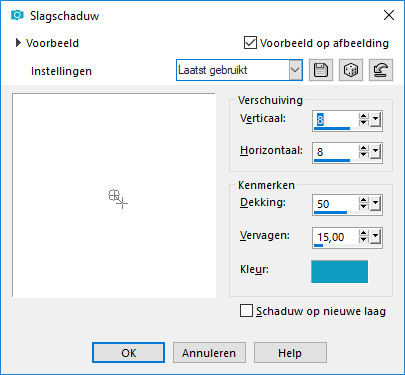 les 24   slagschaduw op het masker 1190