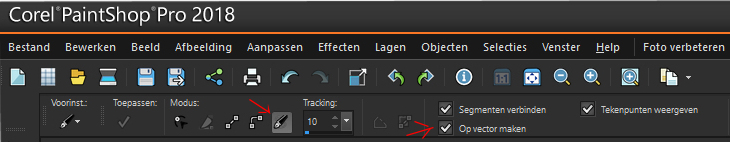 les 38 met pen tekenen