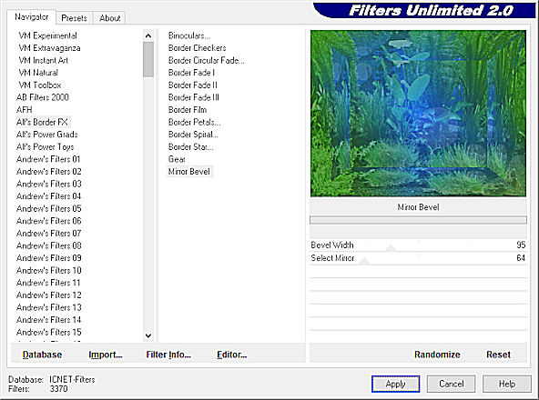 les 43 Alfs border fx mirror bevel