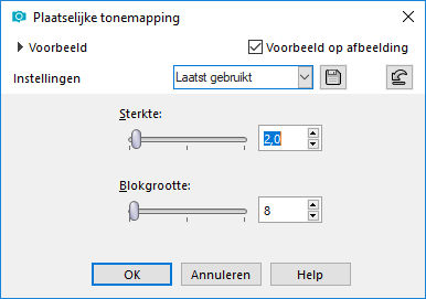 les 47   pnt 28   plaatselijke tonemapping hond