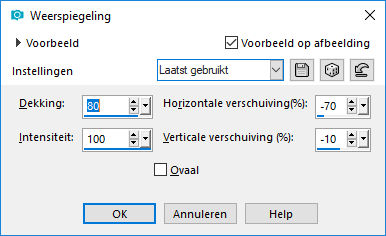 les 54 stap 6 reflectie effecten weerspiegeling