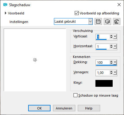 les 65 pnt 44 slagschaduw rand
