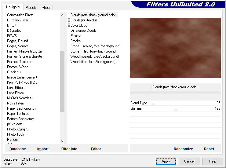 les 7 Unlimited Render Clouds fore background