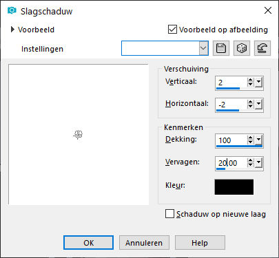 les 75 pnt 24 slagschaduw kleine vierkantje
