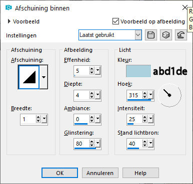 les 72 pnt 48 afschuining binnen rand