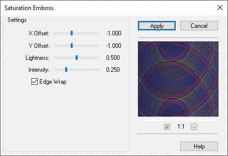 les 91 pnt 17 FM tile tools saturation emboss