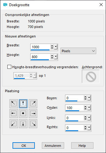 les 91 pnt 29 doekgrootte