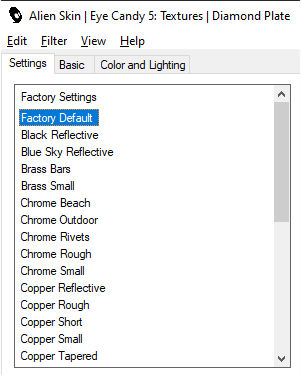 les 98 pnt 24 alienskin settings